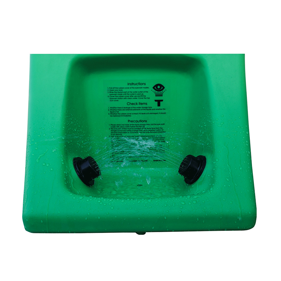 Portable Eyewash Station, Green 16Gal