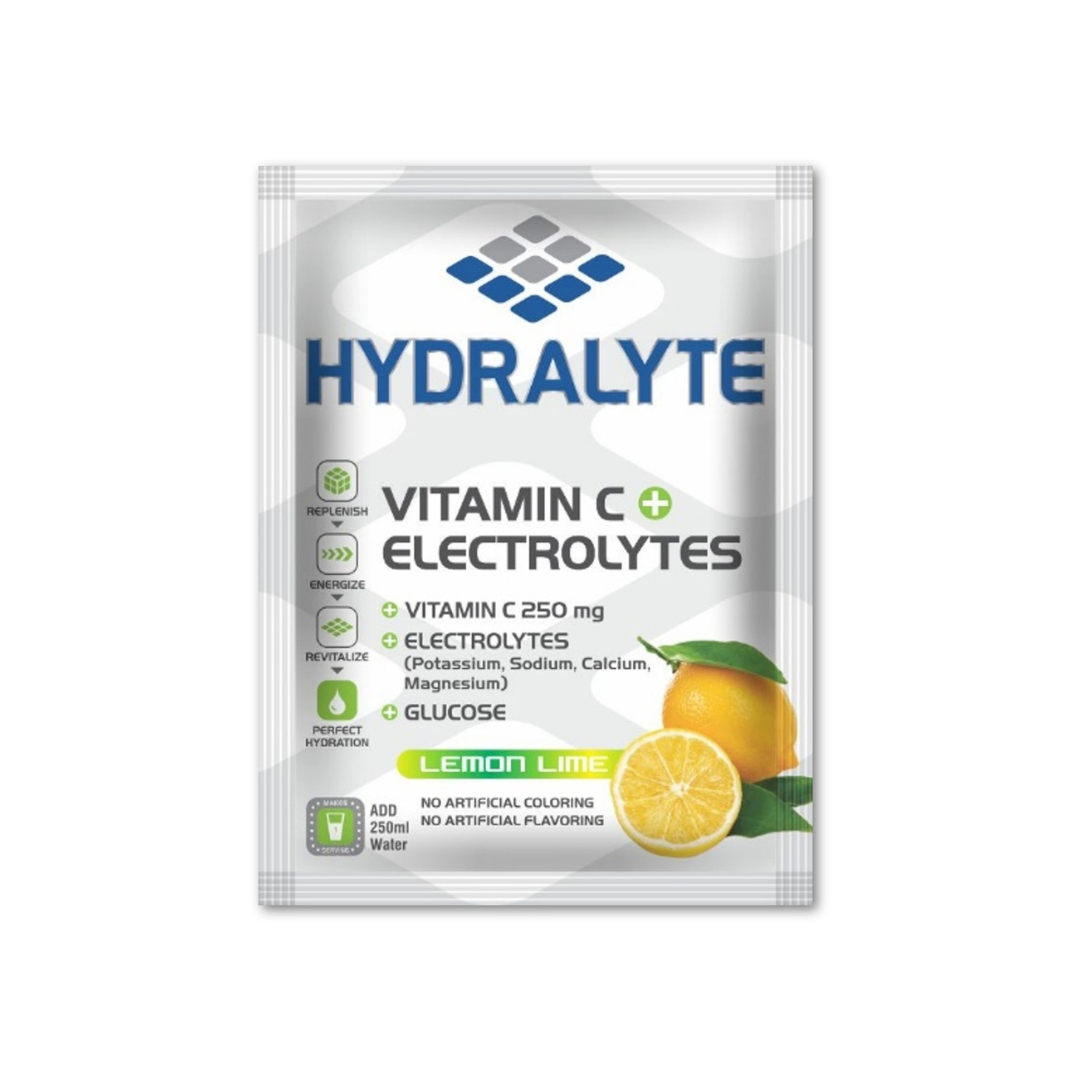 Hydralyte Lemon electrolyte hydration drink powder sachets UAE